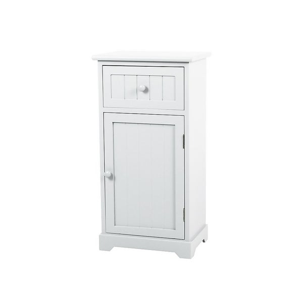 Classic White 1 Drawer 1 Door Bathroom Homebase