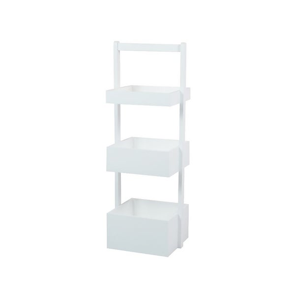 Classic White Bathroom Caddy Homebase