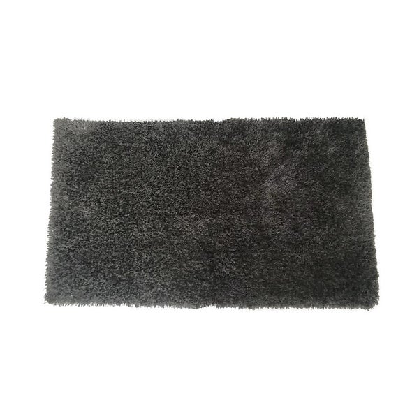 Shimmer Rug 67x130cm Charcoal Homebase