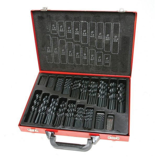 Hilka 170 Piece HSS Drill Bit Set Homebase