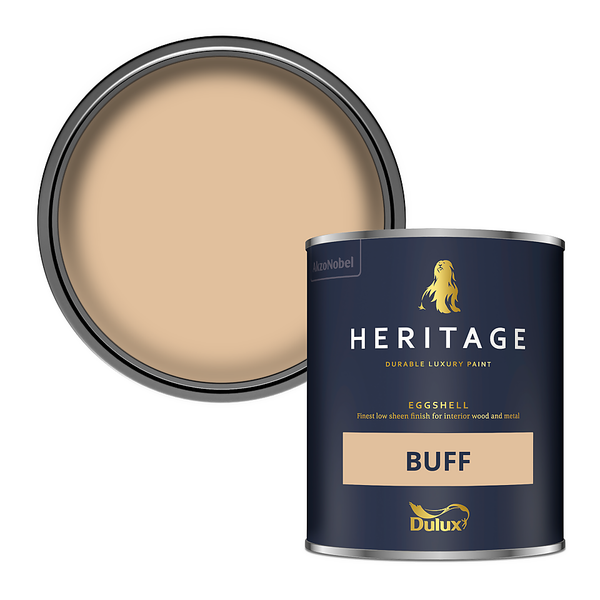 Dulux Heritage Eggshell Paint Buff 750ml Homebase