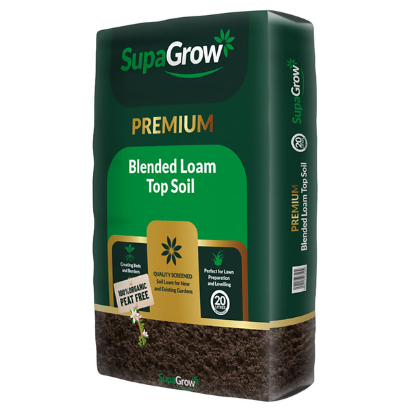SupaGrow Premium Blended Topsoil 20L Homebase