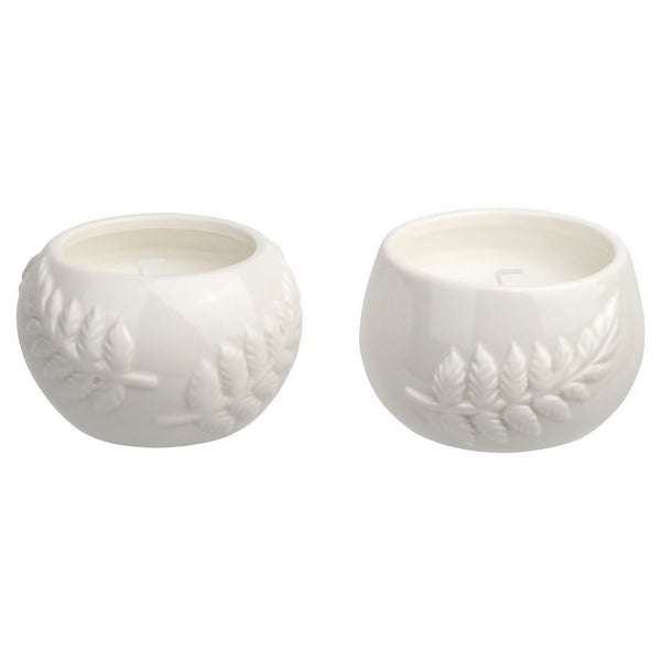Set of 2 Ceramic Candles Homebase