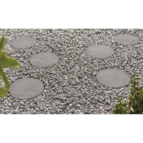 Offer Homebase Stylish Stone 300mm Graphite Stepping Stone