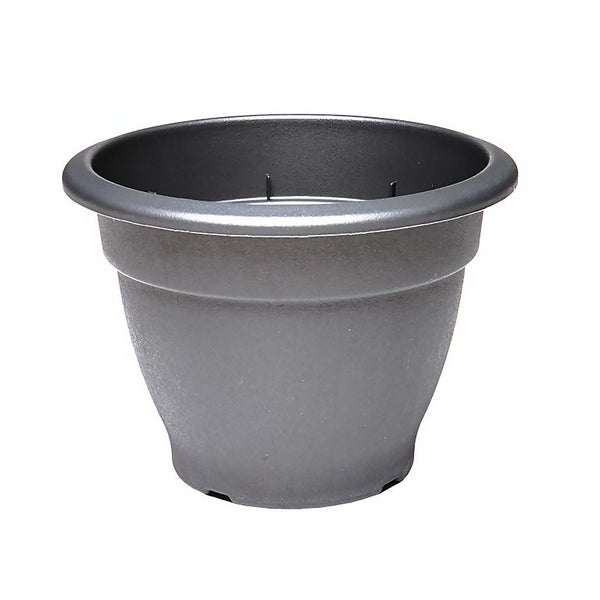 Round Bell Pot in Black 55cm Homebase