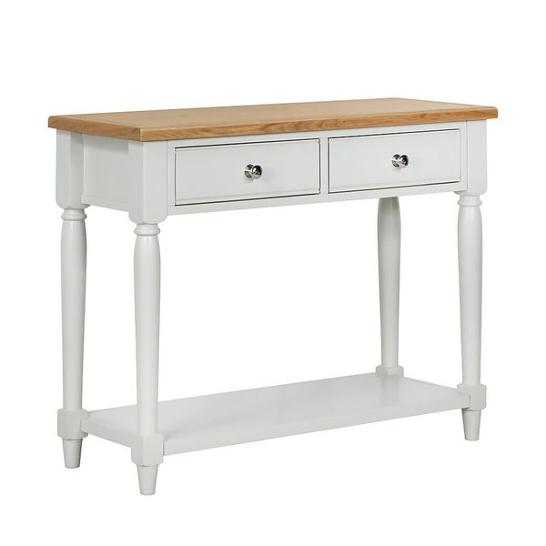 Westcott Oak Painted Console Table Homebase