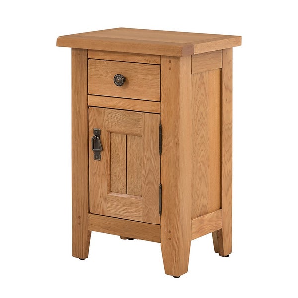 Tall Side Table Oak Homebase