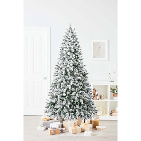 7ft Snowy Vancouver Spruce Artificial Tree Homebase UK