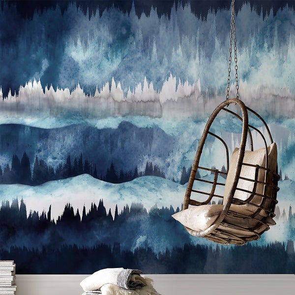 The Horizon Midnight Wall Mural Homebase