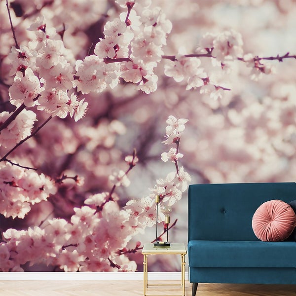Romantic Blossom Wall Mural Homebase