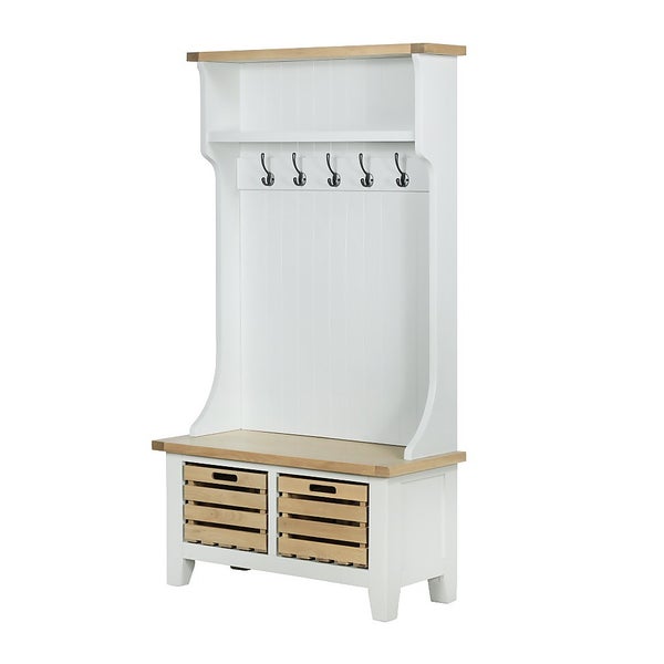 Offer Homebase Ashstead Hallway Storage Unit Ivory Homebase