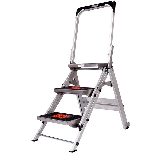 Little Giant Safety Step Ladder 3 Tread Homebase