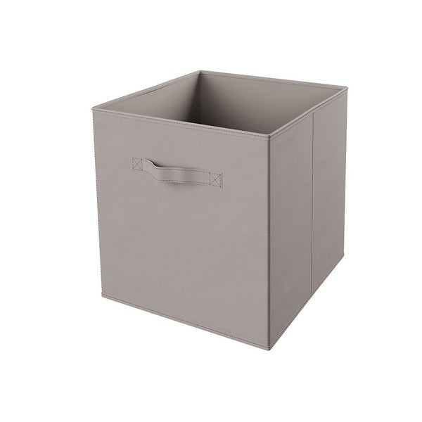 Living Elements Compact Cube Fabric Insert Taupe Homebase