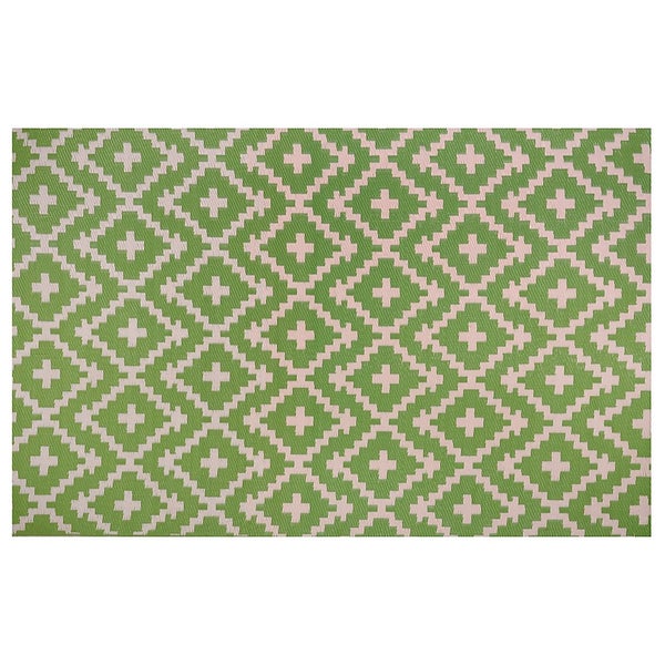 Homebase Outdoor Mat Green 160 X 230cm Homebase