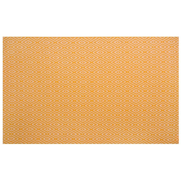 Homebase Outdoor Mat Yellow 120 X 180cm Homebase
