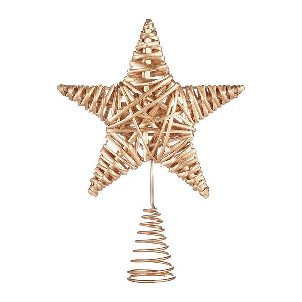 Gold Willow Christmas Tree Topper Homebase