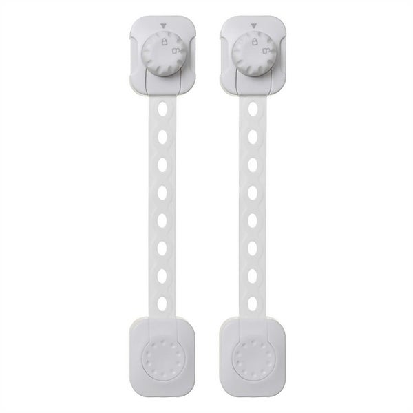 Dreambaby Twist 'N Lock MultiPurpose Latches White 2 Pack Homebase