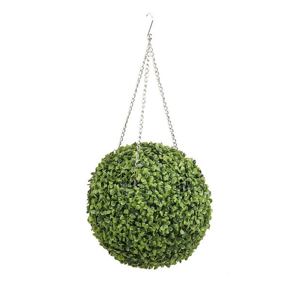 Artificial Topiary Ball Green Homebase