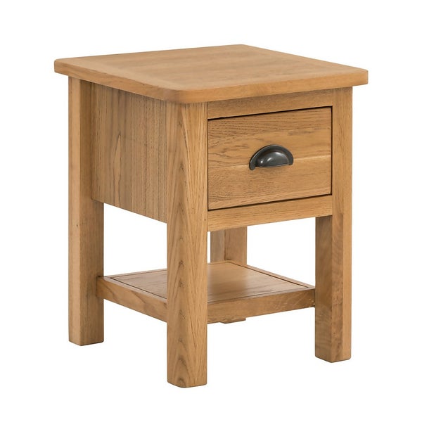 Norbury Side Table Oak Homebase