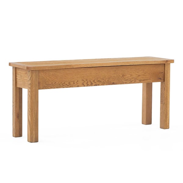 Norbury Storage Dining Bench Oak Homebase