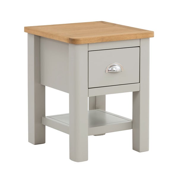 Norbury Side Table Grey Homebase
