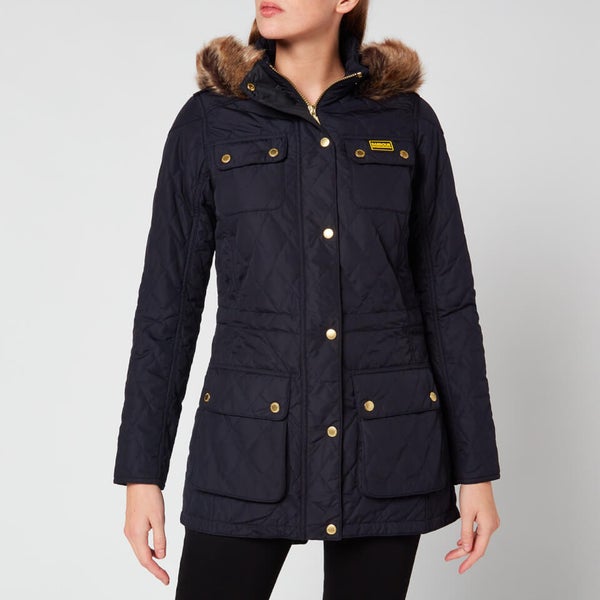 Barbour International Women's Enduro Quilted Jacket Navy