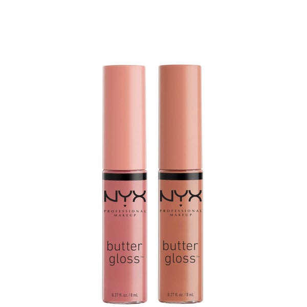 NYX Professional Makeup Butter Gloss Lip Gloss Duo Madeleine and