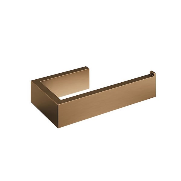 Bathstore Etta Toilet Roll Holder Brushed Bronze Homebase