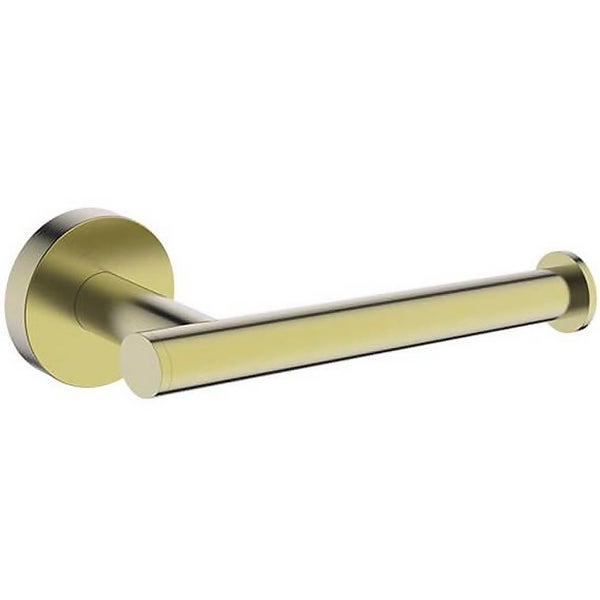 Bathstore Aero Toilet Roll Holder Brushed Brass Homebase