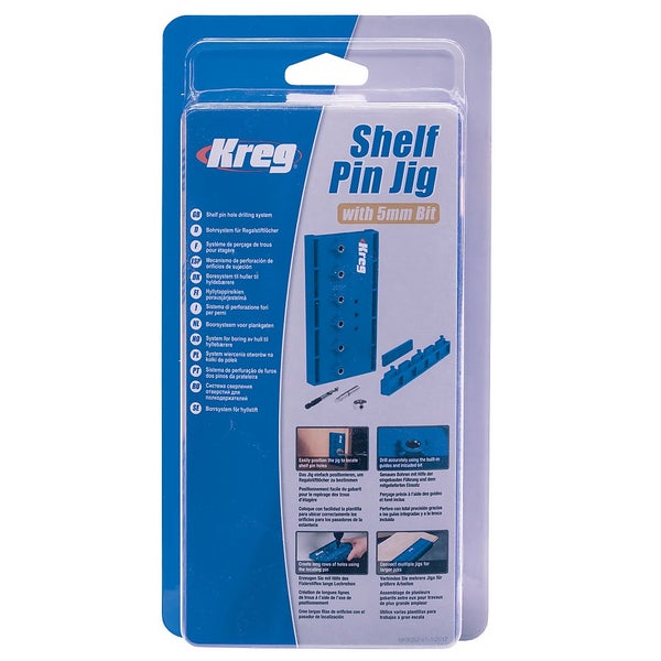Kreg KMA3220INT Shelf Pin Jig with 5mm Bit Homebase
