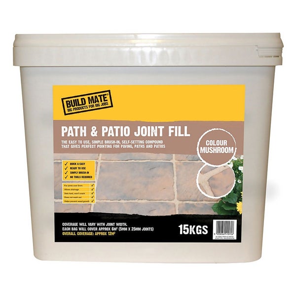 Path & Patio Joint Filler Mushroom 15kg Homebase