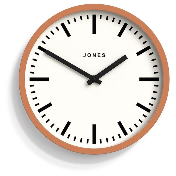 Jones Housewarmer Clock Apricot Homebase