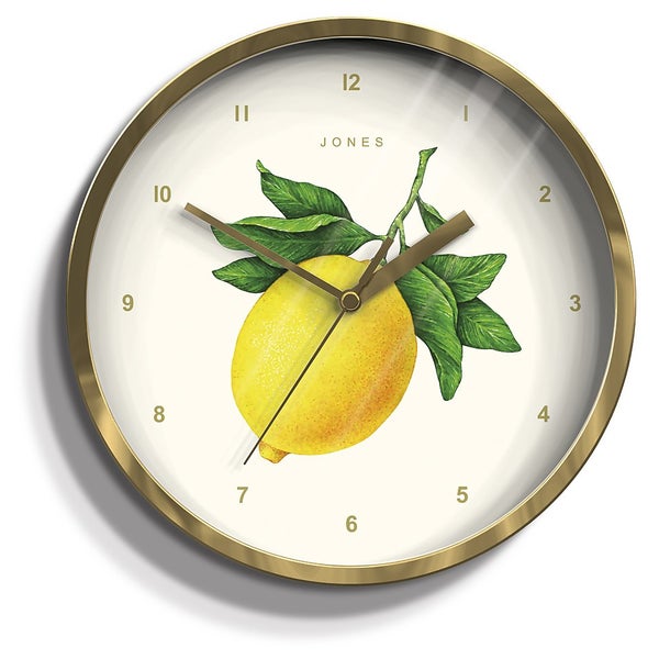 Jones Spin Lemon Clock Homebase