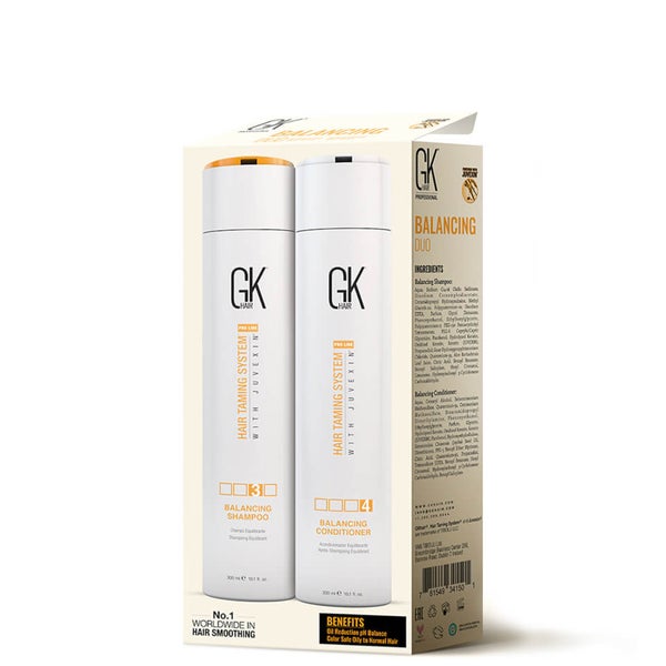 GKhair Balancing Shampoo and Conditioner 300ml Duo LOOKFANTASTIC