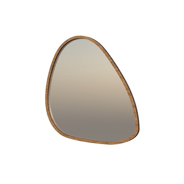 Pine Pebble Mirror 80cm Homebase