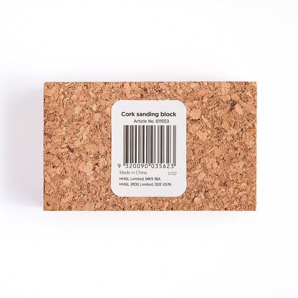 Homebuild Cork Sanding Block Homebase