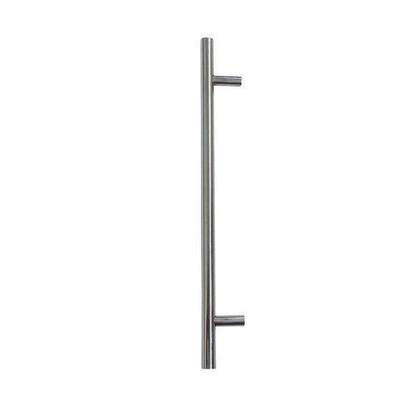 Lynton 160mm Steel TBar Chrome Handle 2 Pack Homebase