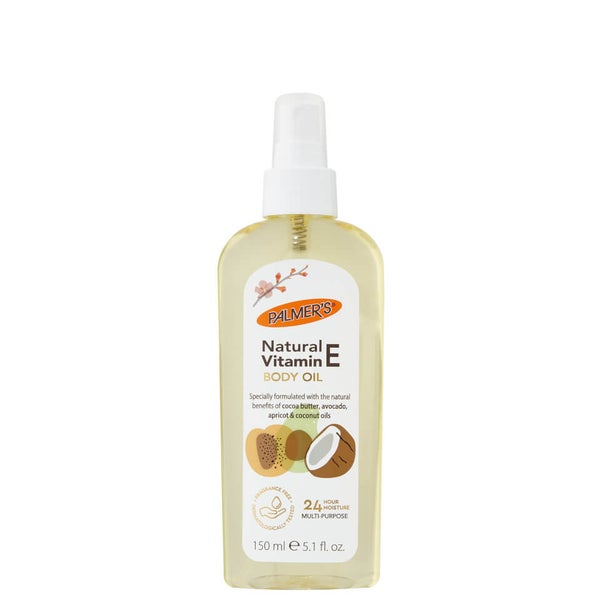 Palmer's Natural Vitamin E Body Oil 150ml LOOKFANTASTIC
