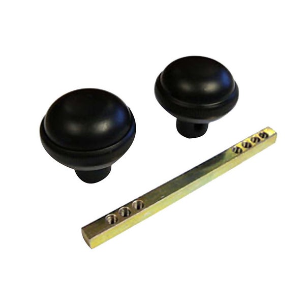Yale Rim Lock Door Knob Black Homebase