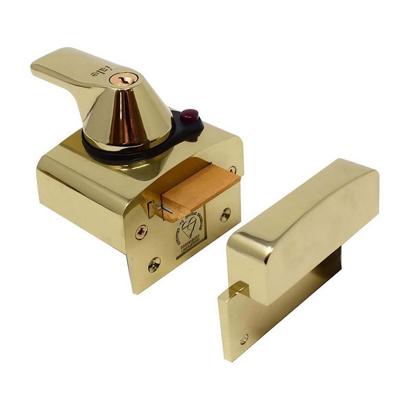 Yale PBS2 Brass 40mm Night Latch Homebase