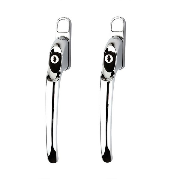 Yale Pack of 2 PVCu Replacement Window Handle Chrome Homebase