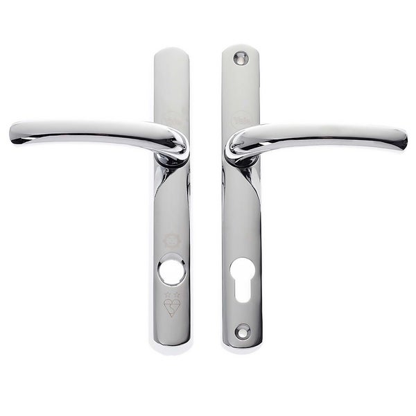 Yale TS007 2* Platinum Security Door Handle Chrome Homebase