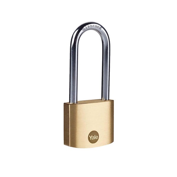 Yale Brass Long Shackle 40mm Padlock Homebase