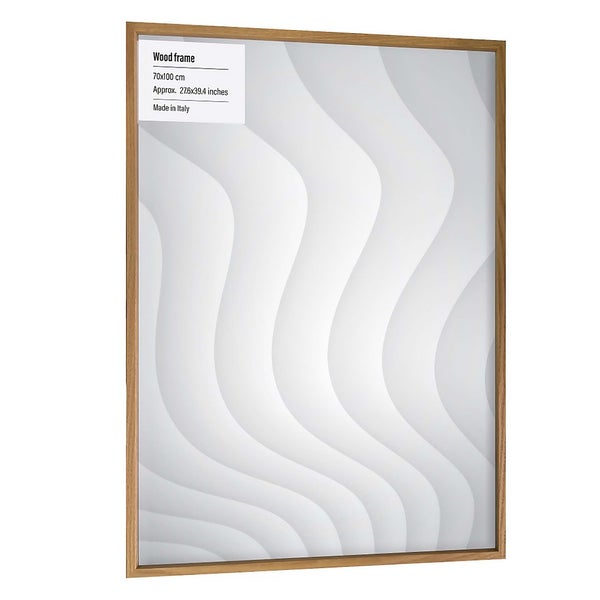Wood Photo Frame 70x100cm Oak Homebase
