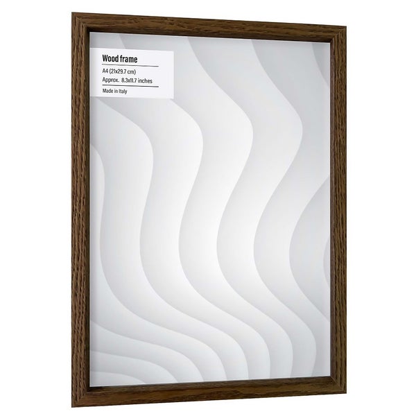 Wood Photo Frame A4 Walnut Homebase