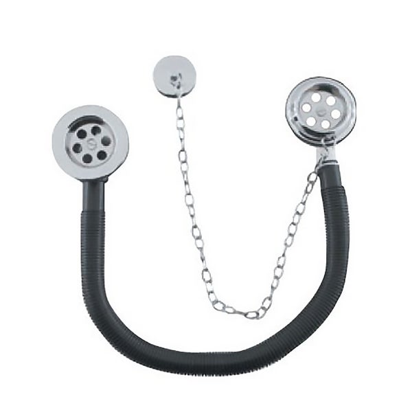 Bathstore Bath Waste with Plug and Chain Homebase