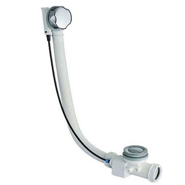 Bathstore Inline Shallow Bath Pop Up Waste for Single Ended Baths Homebase