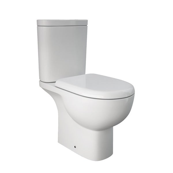 Bathstore Newton Open Back Close Coupled Toilet (including seat) Homebase