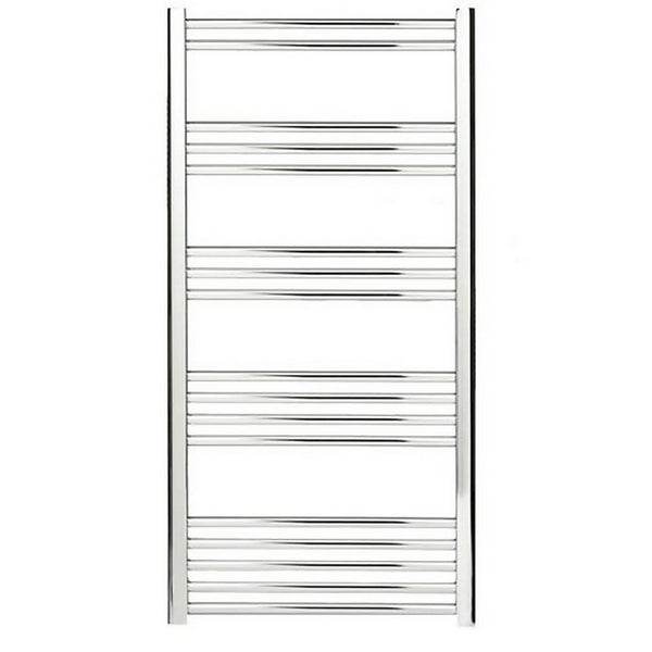 Bathstore Hamilton Chrome Curved Towel Radiator 1200 x 400 Homebase
