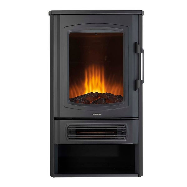 Ironhorse Odell 2kW Electric Stove with Realistic Log Flame Effect Flat